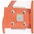 Borsa a Spalla FENDI Mamma Baguette Jersey Arancione Oro Auth am11272A D'oro - vista 9