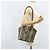 Burberrys Nova Check Tote Bag aus PVC-Leder in Grün und Gold Auth YKZ143 Golden - Ansicht 22