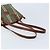 Burberrys Nova Check Tote Bag aus PVC-Leder in Grün und Gold Auth YKZ143 Golden - Ansicht 7