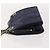CHANEL Borsa a Mano Matelassé con Catena Cotone Blu Navy Oro CC Auth YKZ061 D'oro - vista 4