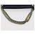 CHANEL Borsa a Mano Matelassé con Catena Cotone Blu Navy Oro CC Auth YKZ061 D'oro - vista 7