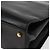 Bolsa de Ombro Gancini em Couro Preto e Dourado Salvatore Ferragamo Auth ARZ826 - vista 14