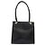 Bolsa de Ombro Gancini em Couro Preto e Dourado Salvatore Ferragamo Auth ARZ826 - vista 2