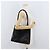 Bolsa de Ombro Gancini em Couro Preto e Dourado Salvatore Ferragamo Auth ARZ826 - vista 24
