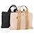 Hermès HERMES Fourre Tout PM Borsa a Mano Tela 2 Set Arancione Nero Auth 174217