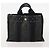 Hermès HERMES Fourre Tout PM Borsa a Mano Tela 2 Set Arancione Nero Auth 174217 - vista 2