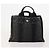 Hermès HERMES Fourre Tout PM Borsa a Mano Tela 2 Set Arancione Nero Auth 174217 - vista 3