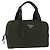 PRADA Borsa a mano in nylon khaki argento Auth ARZ822 Cachi