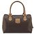 Céline Borsa a mano in tela Macadam CELINE in pelle PVC marrone oro Auth YKZ044 D'oro - vista 13