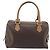 Céline Borsa a mano in tela Macadam CELINE in pelle PVC marrone oro Auth YKZ044 D'oro - vista 2