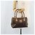 Céline Borsa a mano in tela Macadam CELINE in pelle PVC marrone oro Auth YKZ044 D'oro - vista 22