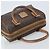 Céline Borsa a mano in tela Macadam CELINE in pelle PVC marrone oro Auth YKZ044 D'oro - vista 6