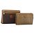 Céline Clutch in tela Macadam CELINE PVC 2 pezzi Marrone Beige Auth 174311