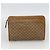 Céline Clutch in tela Macadam CELINE PVC 2 pezzi Marrone Beige Auth 174311 - vista 10