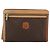 Céline Clutch in tela Macadam CELINE PVC 2 pezzi Marrone Beige Auth 174311 - vista 2
