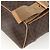 Céline CELINE Macadam Canvas Backpack PVC Leather Brown Gold Auth ARZ862 Golden - view 17