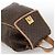 Céline CELINE Macadam Canvas Backpack PVC Leather Brown Gold Auth ARZ862 Golden - view 6