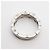 Anello Band Matelassé Chanel in Oro Bianco 18K - vista 3