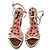 Sandali con zeppa Louis Vuitton Pelle Eggshell Bianco sporco
