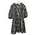 Max Mara Kleid mit grünen Blumen Pink Weiß