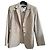 Weekend Max Mara Blazer a righe beige e blu Blu scuro