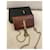 Yves Saint Laurent Saint Laurent Sac Kate Chain Cuir Embossé Crocodile Marron  - vue 2