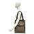 Gucci Vintage Sherry Line GG Logo Ledertasche Braun Rot Grün - Ansicht 2