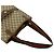 Gucci Vintage Sherry Line GG Logo Ledertasche Braun Rot Grün - Ansicht 4