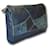 Pochette Prada in pelle blu - vista 2