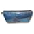 Pochette Prada in pelle blu - vista 3