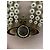 Collana choker Bas Relief a tre file dorata Vivienne Westwood Bianco D'oro - vista 12