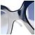 Timeless Chanel Occhiali da sole quadrati in acetato e pelle di vitello bicolore Multicolore - vista 8