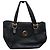 Borsa tote Gucci in pelle nera Nero