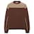 Maglione Gucci GG Monogram Marrone in Cotone  - vista 1