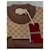 Maglione Gucci GG Monogram Marrone in Cotone  - vista 4
