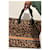 Autre Marque Codello - Leopard-Canvas- und Leder-Shopper Braun Schwarz Orange Leopardenprint  - Ansicht 5