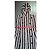 Vestido Kenzo de algodón a rayas negro y crema Blanco roto - vista 11