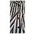 Vestido Kenzo de algodón a rayas negro y crema Blanco roto - vista 4