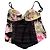 Autre Marque Bustier Floreale in Cotone ed Elastan Multicolore