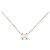 Collana C de Cartier in oro rosa 750 D'oro