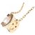 Collana C de Cartier in oro rosa 750 D'oro - vista 4