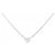 Autre Marque Collana Mysterious Heart in Platino e Diamante Star Jewelry