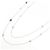 Set collana e bracciale Mikimoto in Au750 con perle del Mar del Sud bianche e nere - vista 2