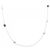 Set collana e bracciale Mikimoto in Au750 con perle del Mar del Sud bianche e nere - vista 6