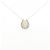 Autre Marque Collana in oro bianco Au750 con opale e diamanti Argento