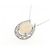 Autre Marque Collana in oro bianco Au750 con opale e diamanti Argento - vista 3