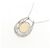 Autre Marque Collana in oro bianco Au750 con opale e diamanti Argento - vista 4