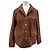 Maje Wildlederjacke braun Beige