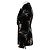 Paco Rabanne Blazer mit Blumenmuster Schwarz - Ansicht 4