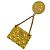 Timeless Spilla placcata in oro Chanel Coco Mark D'oro